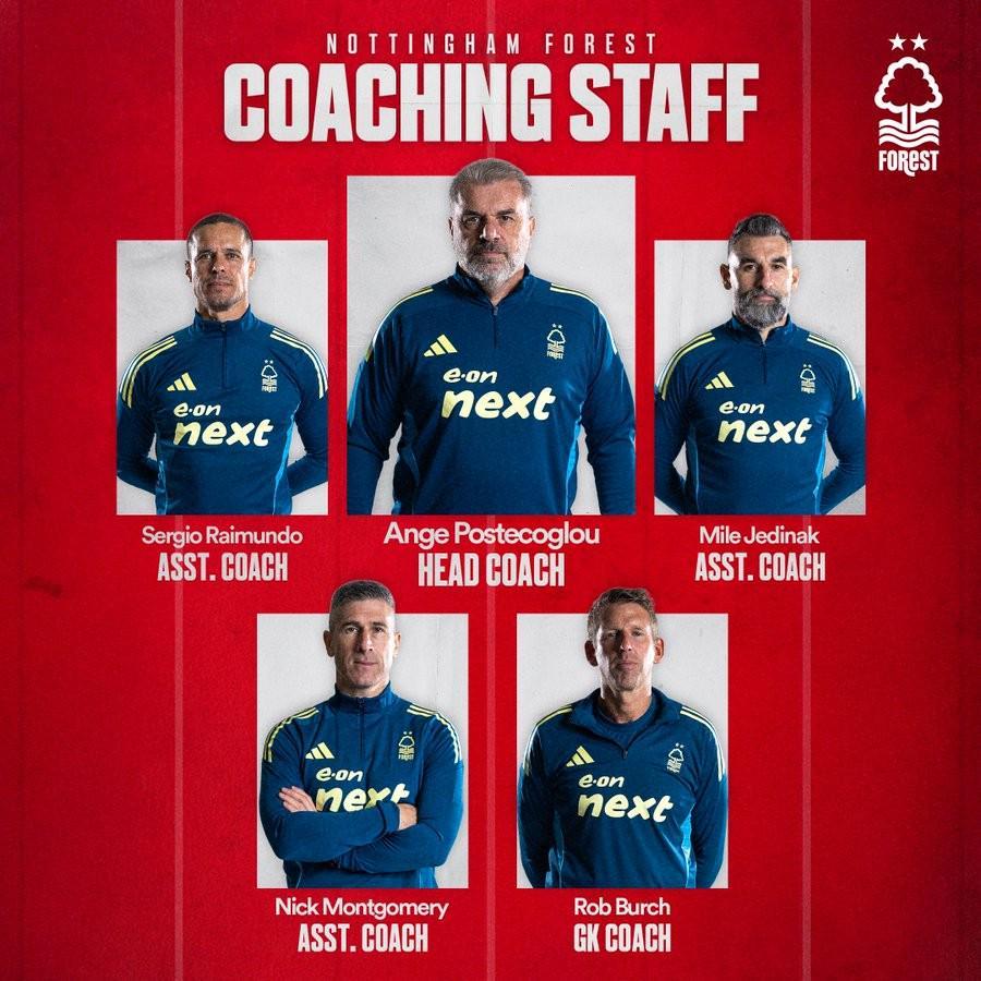 完美服务-诺丁汉森林官方：耶迪纳克等四人加入澳波教练组